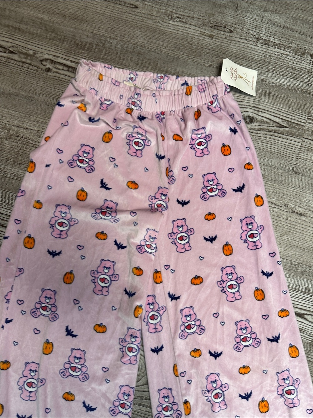 Care Bears Pink Halloween Bear Print Pajama Pants - Picture 5 of 6